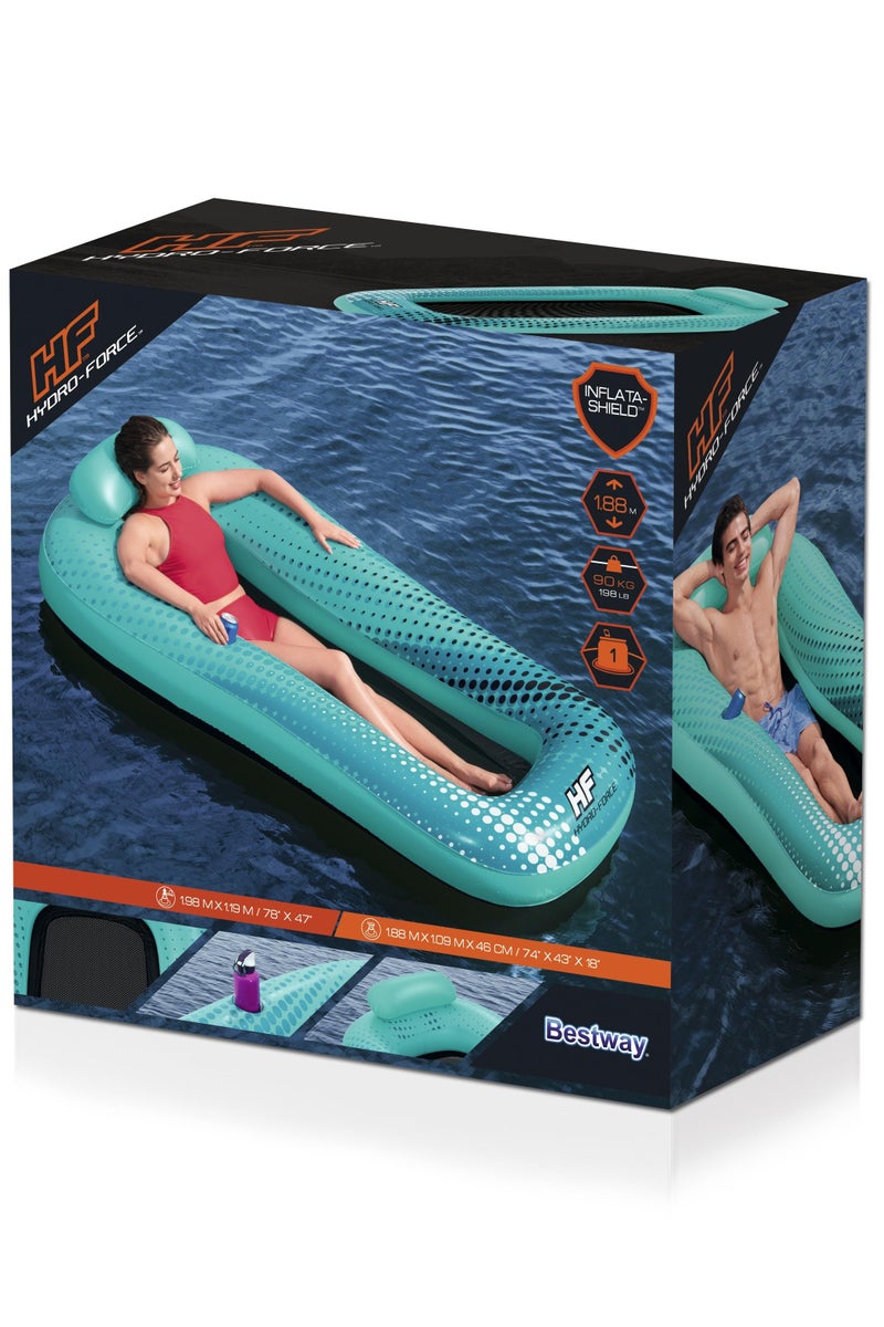 Bestway Hydro-Force Sol Venture Mesh Lounge | Inflatable Ride-on | Pool Float | Summer Water Toy | Pool & Beach Toy - Image 1