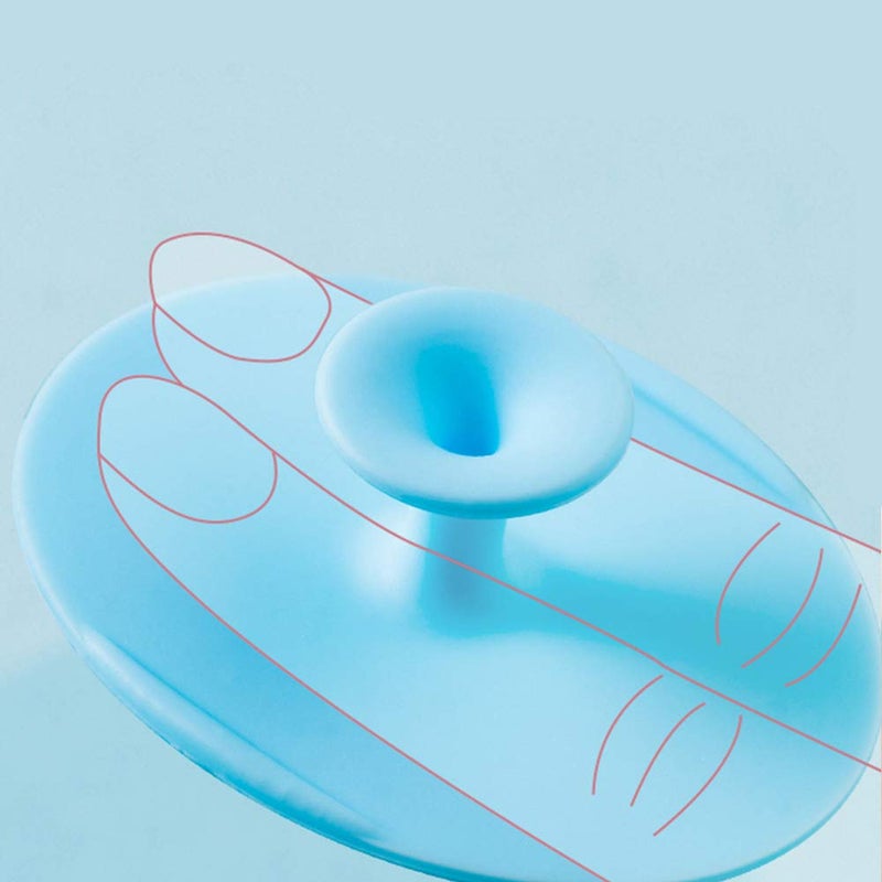 MR LION Baby Bath Brush, Baby Cradle Cap Brush, Silicone Massage Brush, Silicone Scrubbers Exfoliator Brush, Skin Scrubber Baby Essential for Dry Skin, Cradle Cap and Eczema (Small-4PCS) - Image 4