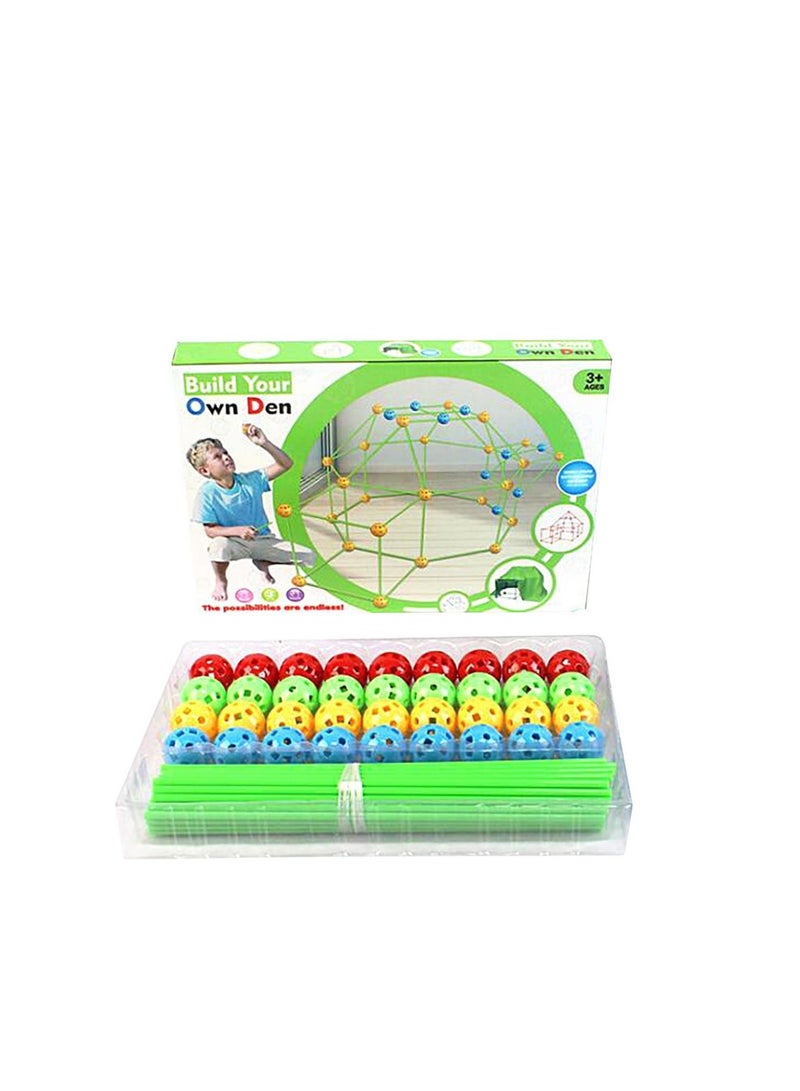 120-Piece Fort Building Kit Luminous with Blanket Construction Forts Toys for Kids Educational Learning Toy - Image 5