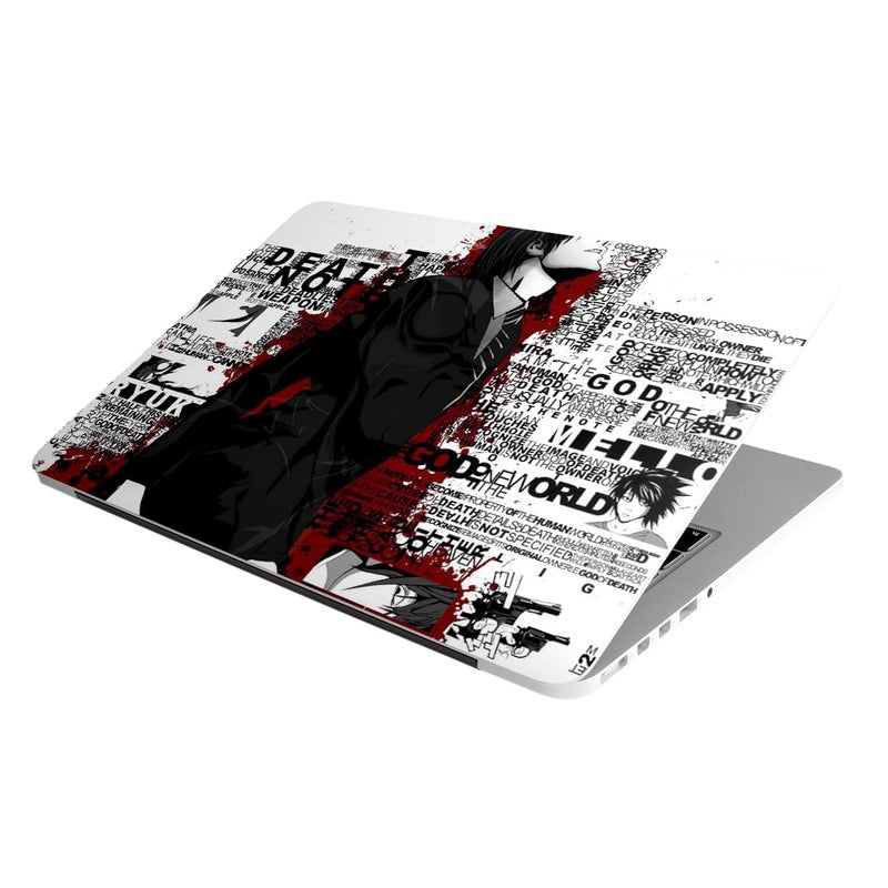 BAEYE Full Laptop Skin Stickers HD Quality Sticker for Laptops Upto 15.6" (Dustproof|Waterproof|Scratchproof|Reusable) - BE Death Note FL1 - Image 2