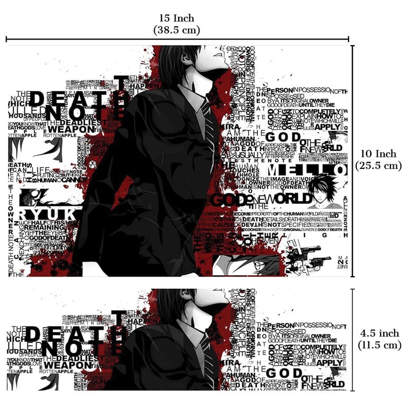 BAEYE Full Laptop Skin Stickers HD Quality Sticker for Laptops Upto 15.6" (Dustproof|Waterproof|Scratchproof|Reusable) - BE Death Note FL1 - Image 3