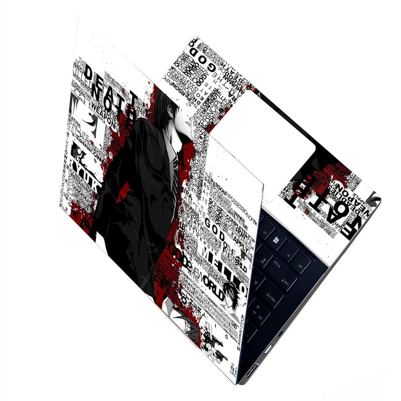 BAEYE Full Laptop Skin Stickers HD Quality Sticker for Laptops Upto 15.6" (Dustproof|Waterproof|Scratchproof|Reusable) - BE Death Note FL1 - Image 1