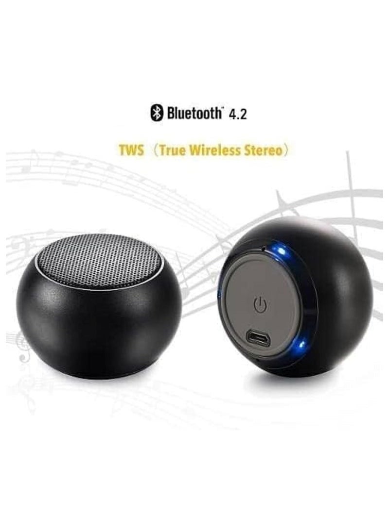 Mini Bluetooth Speaker M3 Portable Wireless Micro SD, and Rechargeable Battery for Smartphones & Tablets, high-quality sound