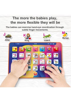 GOOTOY Children Learning English Tablet Portable Kids Computer Children Early Educational Learning Toy preschool Gift 7-inch  - Image 3