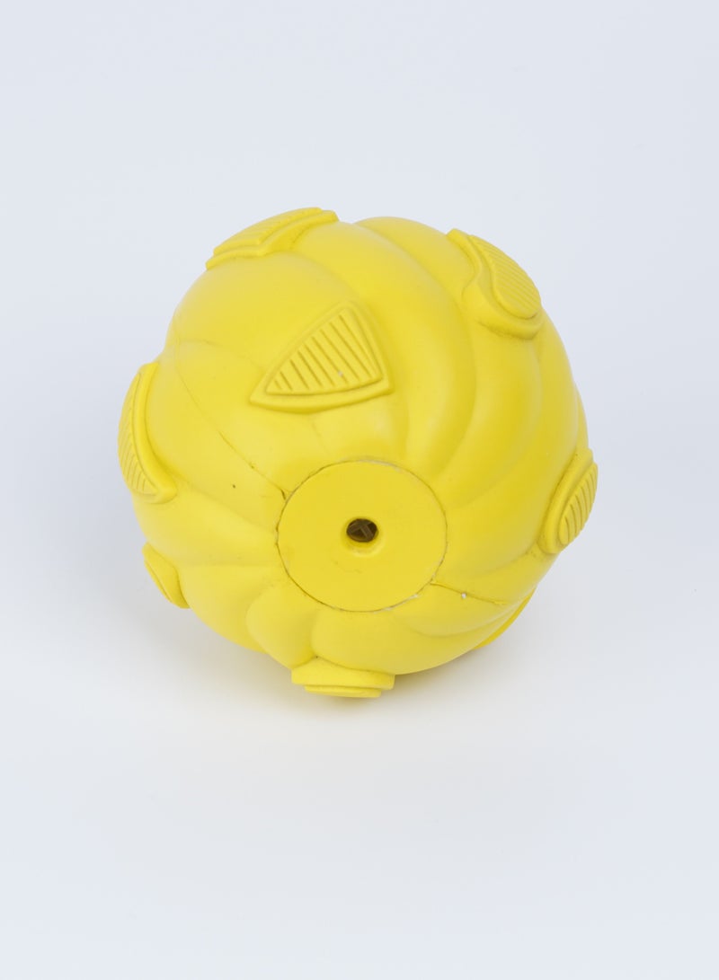 GULFLINK Non Toxic Natural Rubber Squeaky Toy For Dogs Yellow - Image 2