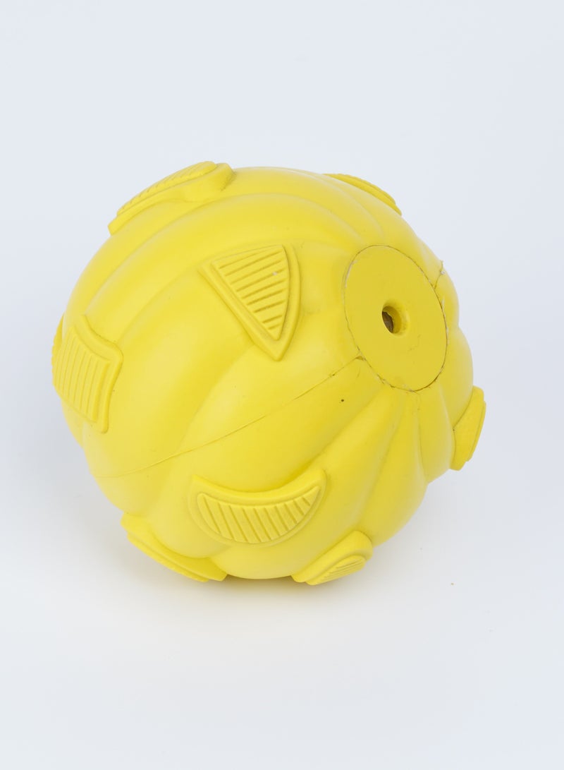 GULFLINK Non Toxic Natural Rubber Squeaky Toy For Dogs Yellow - Image 4