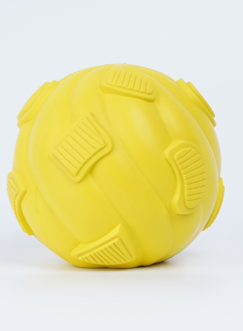GULFLINK Non Toxic Natural Rubber Squeaky Toy For Dogs Yellow - Image 5