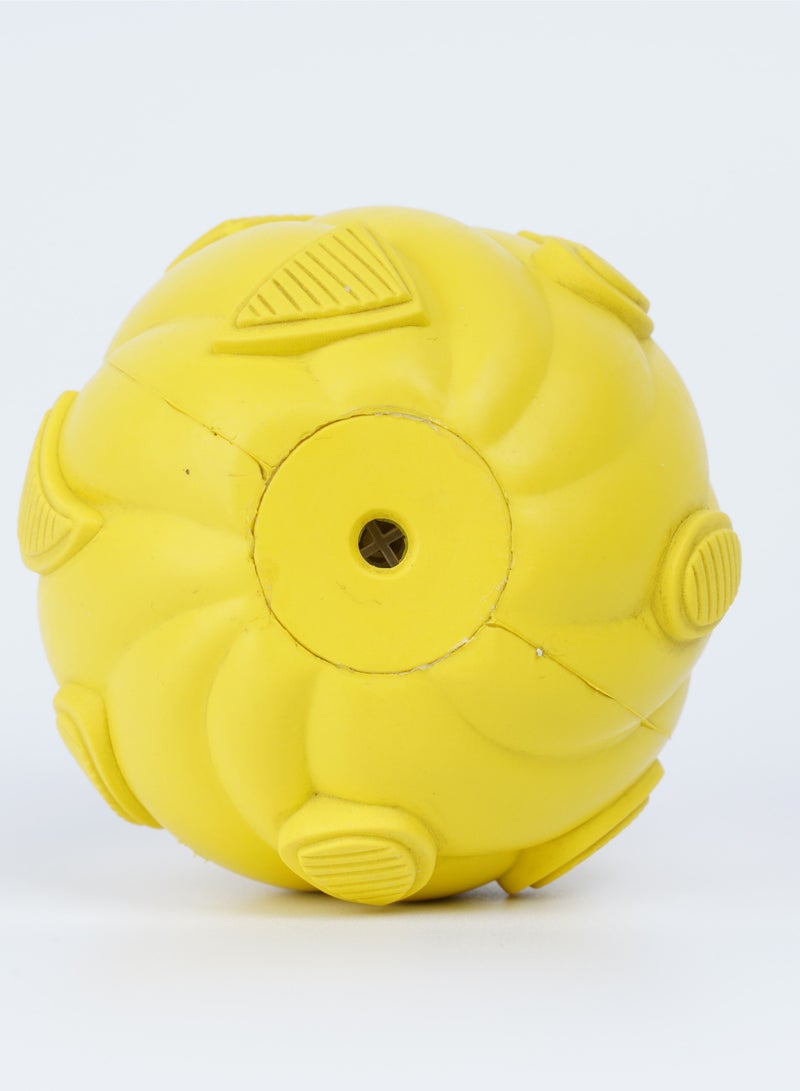 GULFLINK Non Toxic Natural Rubber Squeaky Toy For Dogs Yellow - Image 3