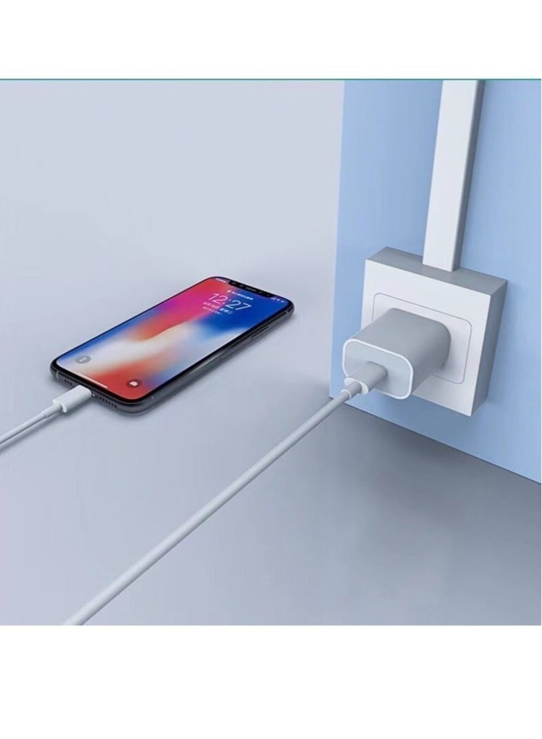 "Genuine Apple iPhone Fast Charger with Cable - White" - Image 2