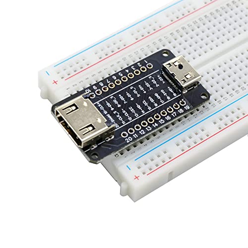 Treedix HDMI Type A Female to Mini HDMI Type C Male Pass-Through Adapter Breakout Compatible with Arduino - Image 5