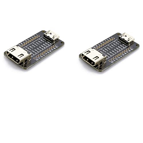 Treedix HDMI Type A Female to Mini HDMI Type C Male Pass-Through Adapter Breakout Compatible with Arduino - Image 2