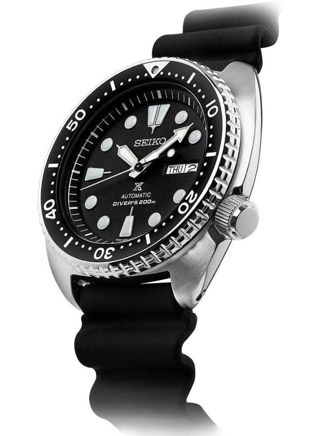 Seiko ساعة بروسبكس أوتوماتيك دايفر 200م ستيل سيليكون SRPE93K1 - Image 4