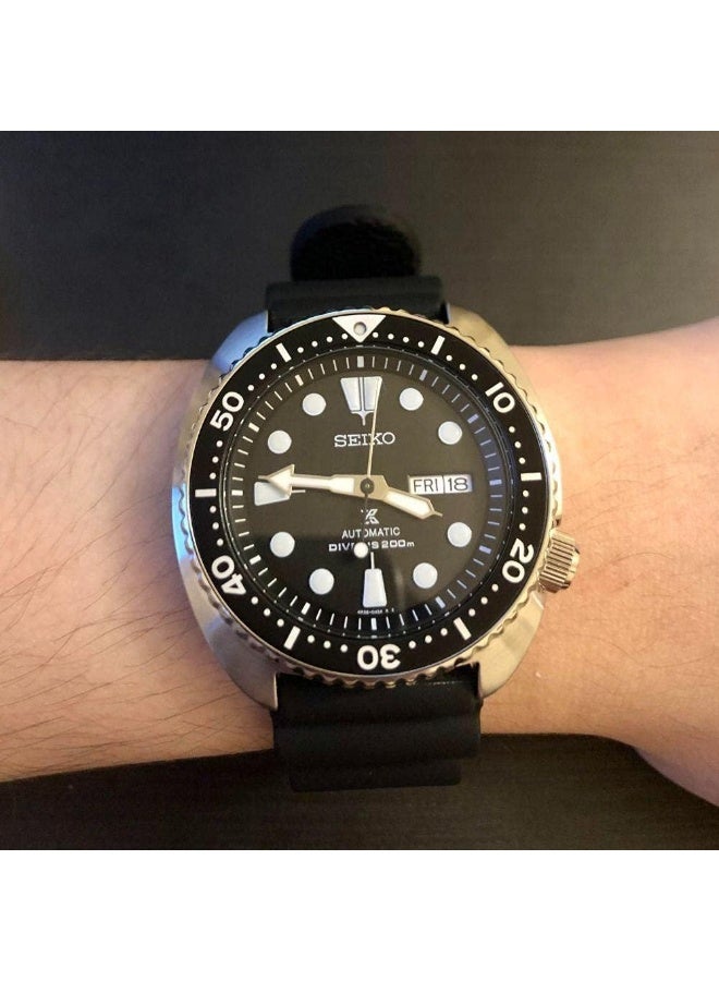 Seiko ساعة بروسبكس أوتوماتيك دايفر 200م ستيل سيليكون SRPE93K1 - Image 2