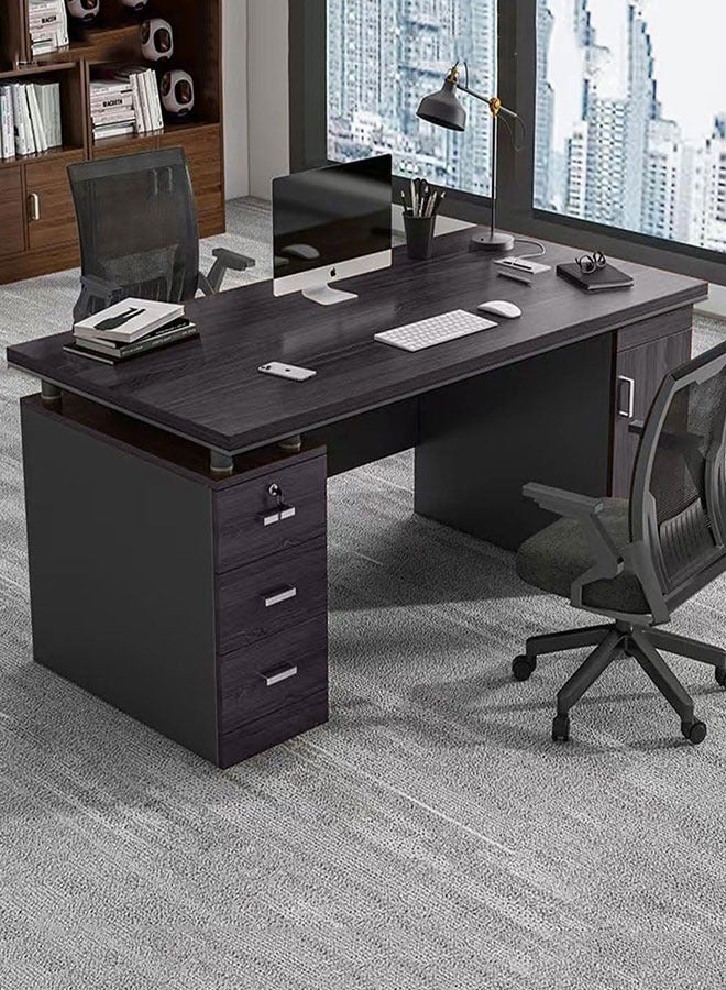 GoldenLike Computer Desk,120CM Home Office Table,Large Gaming Desk ...