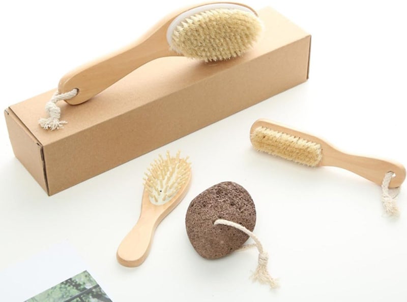 Moisture wear upgraded quality BESTYASH Deep Cleansing Foot Callus Removal Set with Dual-Sided Shower Back Scrubber Brush and Pumice Stone for Wet Dry Body Cleaning and Exfoliating Bathing Accessories, 4pcs Kit for Home Cost effective global grade quality Easy store & transit build Post-order arranged dispatch Global assorted color picks All-scene tailored quality Global light sturdy raw material Storage & transit friendly Various size alternatives General compatible practical design Climate adapted delivery plan Certified local stock Compact design Upgraded simple practical design Scheduled warehouse deliver Upgraded general material Storage transit efficiency build Multi item matching Easy clean surface Gulf market trial optimized design All budget friendly options Space saving design picks Nationwide delivery Working day delivery service Adjustable build - Image 4