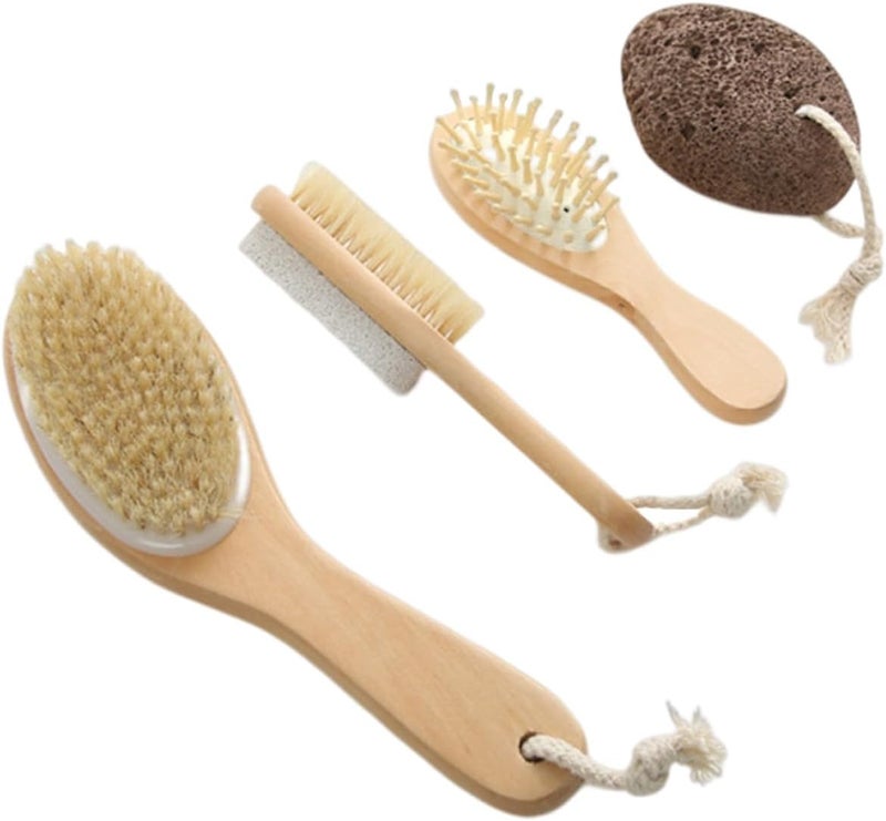 Moisture wear upgraded quality BESTYASH Deep Cleansing Foot Callus Removal Set with Dual-Sided Shower Back Scrubber Brush and Pumice Stone for Wet Dry Body Cleaning and Exfoliating Bathing Accessories, 4pcs Kit for Home Cost effective global grade quality Easy store & transit build Post-order arranged dispatch Global assorted color picks All-scene tailored quality Global light sturdy raw material Storage & transit friendly Various size alternatives General compatible practical design Climate adapted delivery plan Certified local stock Compact design Upgraded simple practical design Scheduled warehouse deliver Upgraded general material Storage transit efficiency build Multi item matching Easy clean surface Gulf market trial optimized design All budget friendly options Space saving design picks Nationwide delivery Working day delivery service Adjustable build - Image 1