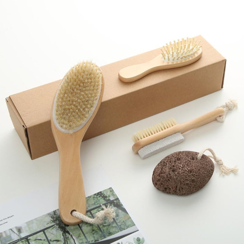 Moisture wear upgraded quality BESTYASH Deep Cleansing Foot Callus Removal Set with Dual-Sided Shower Back Scrubber Brush and Pumice Stone for Wet Dry Body Cleaning and Exfoliating Bathing Accessories, 4pcs Kit for Home Cost effective global grade quality Easy store & transit build Post-order arranged dispatch Global assorted color picks All-scene tailored quality Global light sturdy raw material Storage & transit friendly Various size alternatives General compatible practical design Climate adapted delivery plan Certified local stock Compact design Upgraded simple practical design Scheduled warehouse deliver Upgraded general material Storage transit efficiency build Multi item matching Easy clean surface Gulf market trial optimized design All budget friendly options Space saving design picks Nationwide delivery Working day delivery service Adjustable build - Image 5