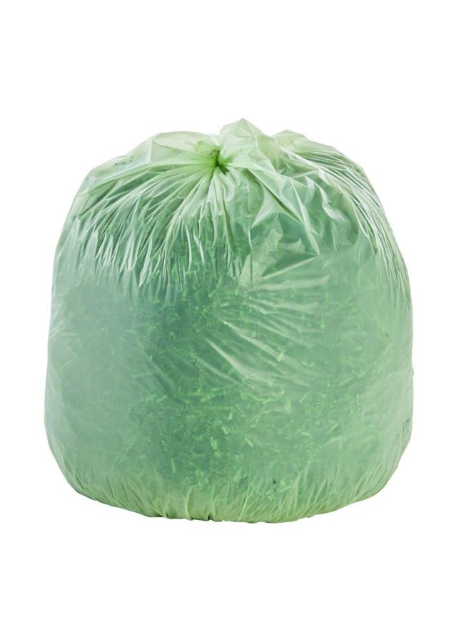 STOUT by Envision E3039E11 EcoSafe-6400 Compostable Bags, 30" x 39", 30 gal Capacity, 1.10 mil Thickness, Green (Pack of 48) - Image 1