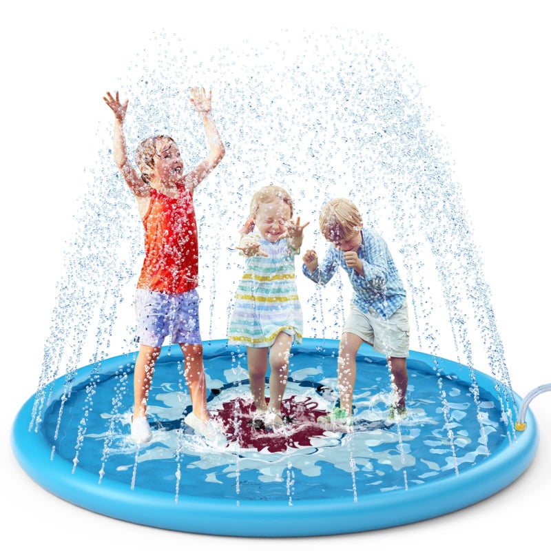 Jasonwell Splash Pad Sprinkler/ Play Mat for Kids, Outdoor Water Toys Inflatable for Baby Toddler Boys Girls Children Age 18+ Months ,Outside Backyard Dog Pool - Image 1