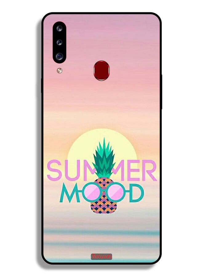 Tolwak Samsung Galaxy A20s Protective Case Cover Summer Mood - Image 1