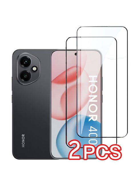 2 Pack for Honor 400 Screen Protector [Support Fingerprint Unlock], High definition transparent anti-scratch, no bubbles, easy to install