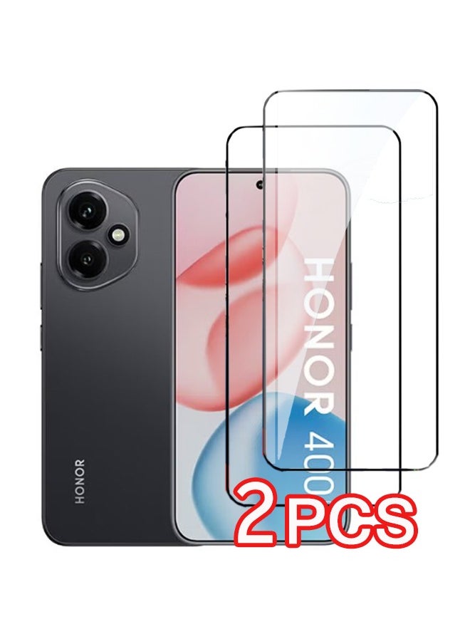 2 Pack for Honor 400 Screen Protector [Support Fingerprint Unlock], High definition transparent anti-scratch, no bubbles, easy to install