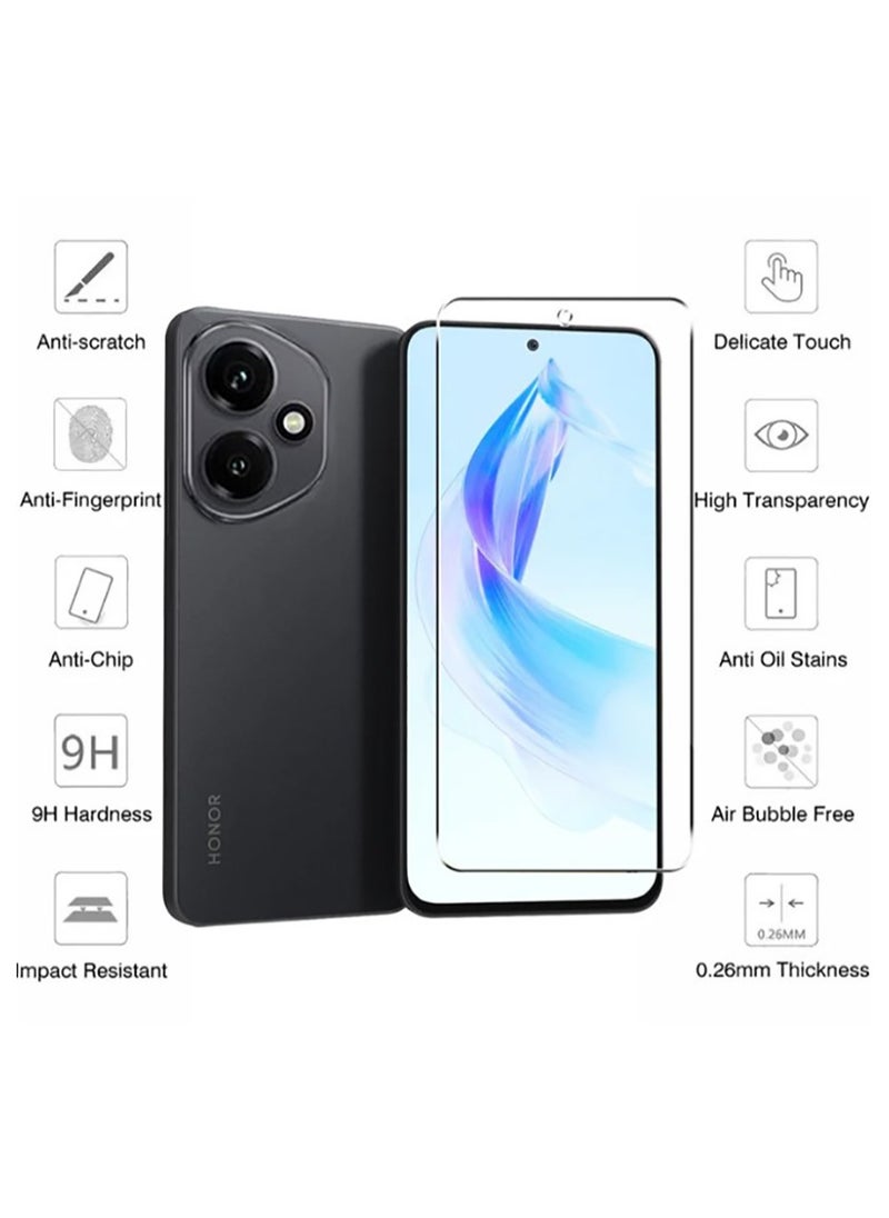 2 Pack for Honor 400 Screen Protector [Support Fingerprint Unlock], High definition transparent anti-scratch, no bubbles, easy to install