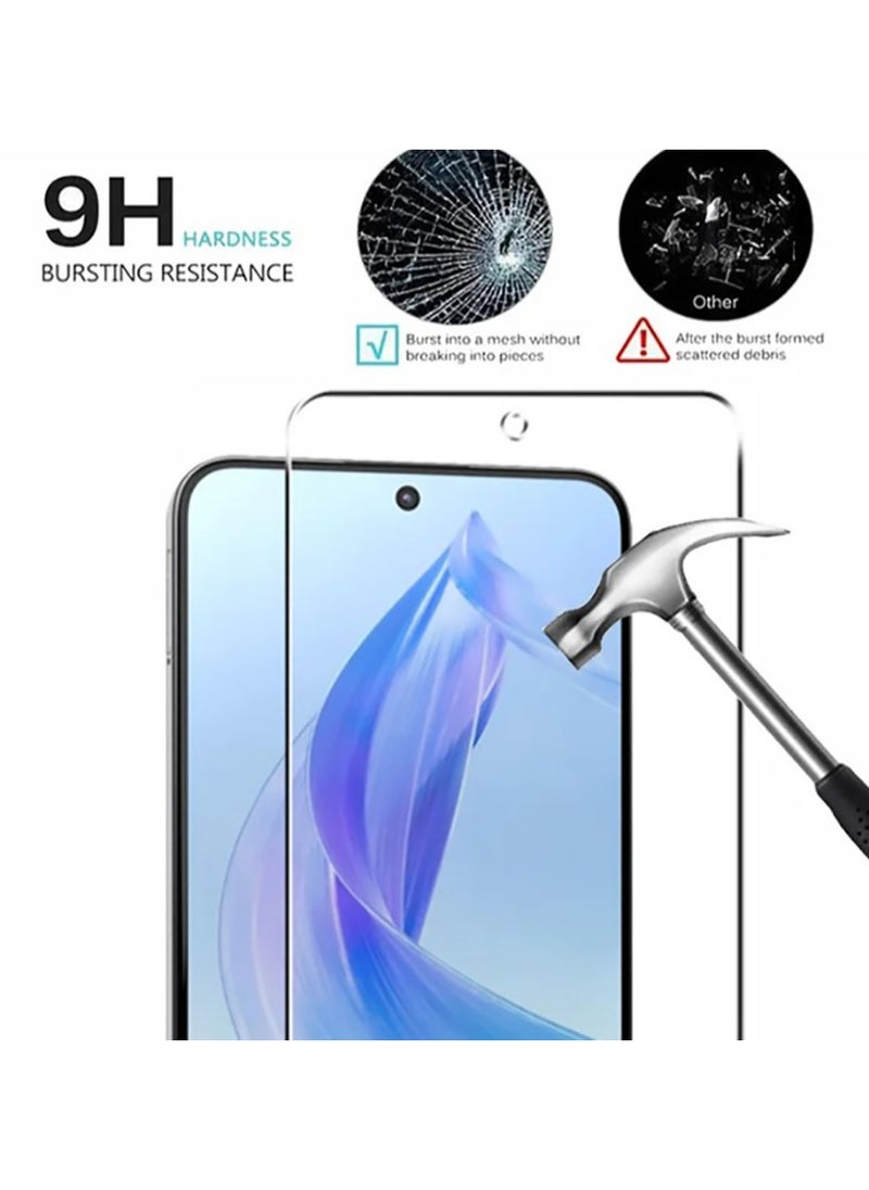 2 Pack for Honor 400 Screen Protector [Support Fingerprint Unlock], High definition transparent anti-scratch, no bubbles, easy to install