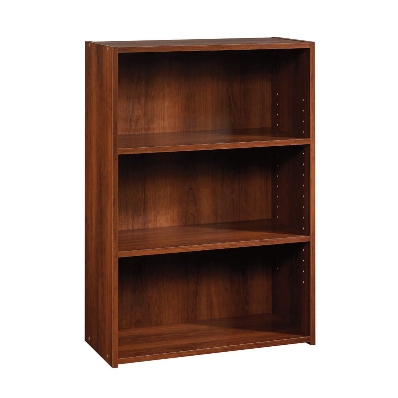 Sauder Beginnings 3-Shelf Bookcase, Bookshelf with Adjustable Storage Shelves, in Brook Cherry finish - Image 1