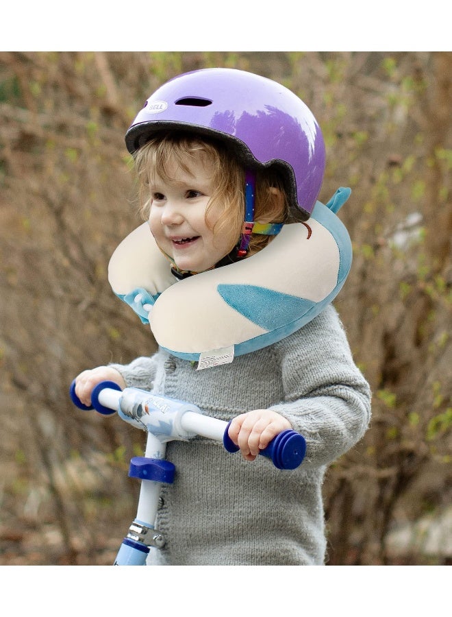 Pure Memory Foam Penguin Travel Pillow Kids Neck Pillow for Traveling Accessory for Airplane Travel Road Trip Neck Chin Support Stops Head from Falling Forward Washable  - Image 4
