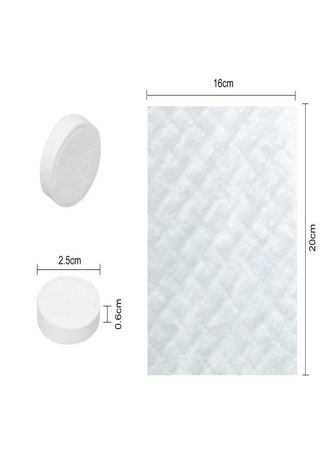 WAONIQ 100 Pieces of Portable Disposable Mini Compressed Towel Sheets - Coin-Shaped Face Towel Tissues, Suitable for Travel, Camping, Hiking, Outdoor Sports, Beauty Salons and Home Use - Image 2