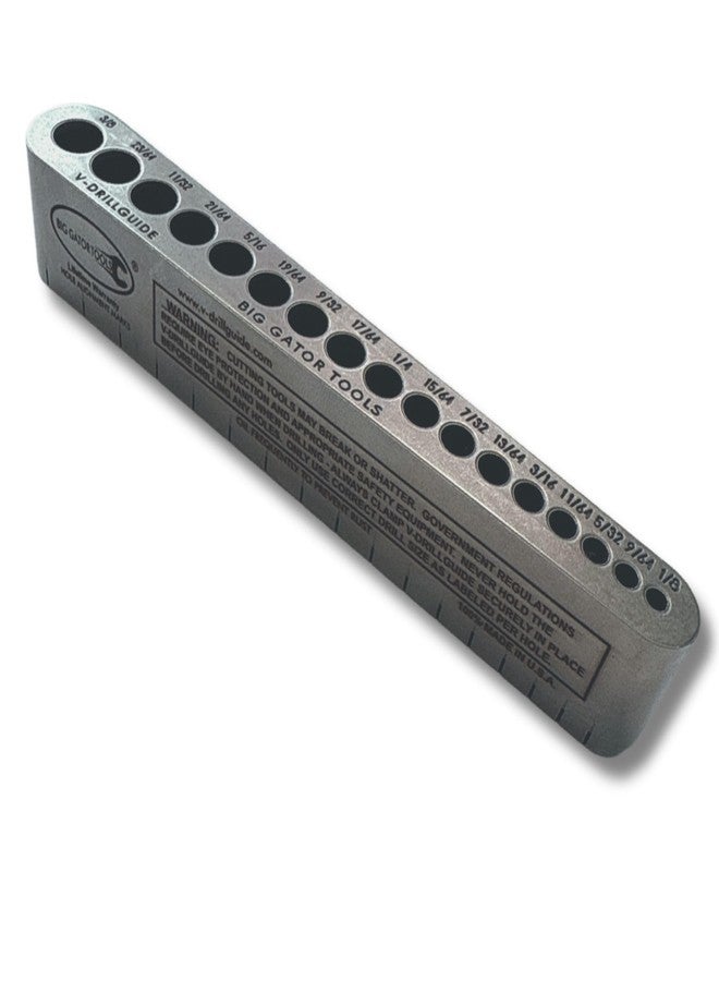 BIG GATOR TOOLS The Original V-DrillGuide®! Big Gator Tools STD1000DGNP Standard Drill Guide Sizes 1/8" - 3/8" - Image 1