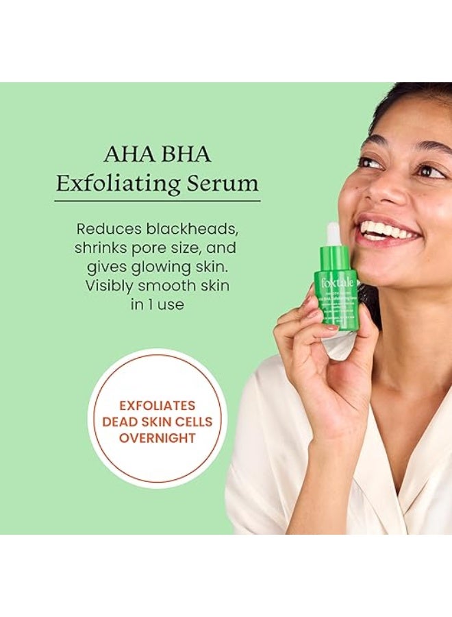foxtale 2% Salicylic Acid AHA BHA Exfoliating Serum with Niacinamide, Fights Acne, Reduces Blackheads & Whiteheads, Reduces Excess Oil & Bumpy Texture, For Oily, Acne Prone Skin, Men & Women, 30 ml - Image 2