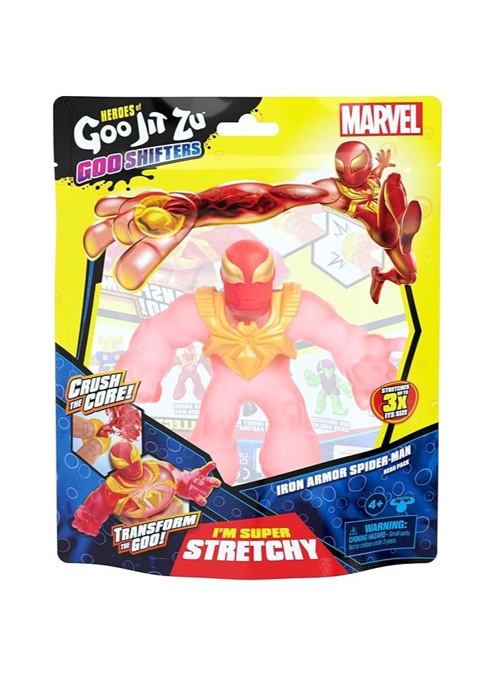 MOOSE HEROES OF GOO JIT ZU GOO SHIFTERS HERO PACK MARVEL IRON ARMOR SPIDER MAN