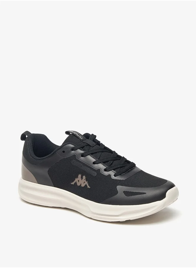 Kappa Men's Textured Sports Shoes with Lace-Up Closure