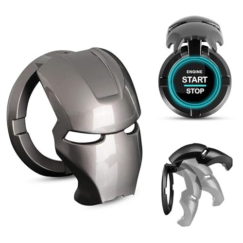 Homeaura Car Engine Start Stop Button Cover – Decorative Protective Sticker Ring | One-Touch Push Start Ignition Switch Cover for All Cars - Image 1