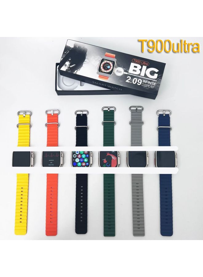 T800/T900ultra Smart Watch 1.99 Inch HD Large Screen Bluetooth Call Sport Hiwatch Pro-Color:T900ultra Black Hiwatch Pro