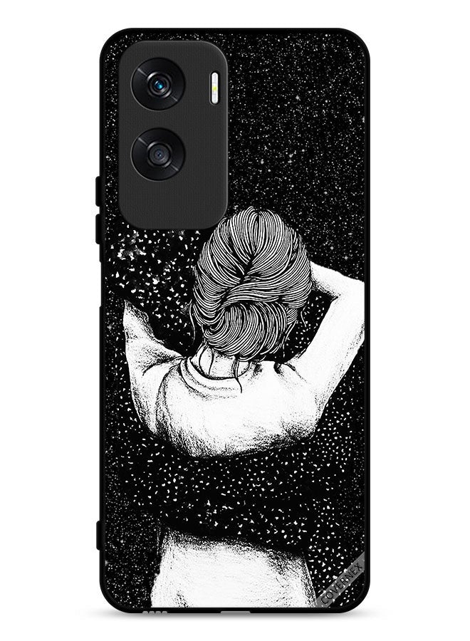 Covernex Honor X50i 5G Protective Case Cover Night Imagination Of Doodle Girl  - Image 1