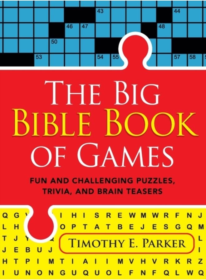 The Big Bible Book of Games Fun and Challenging Puzzles Trivia and Brain Teasers - Paperback