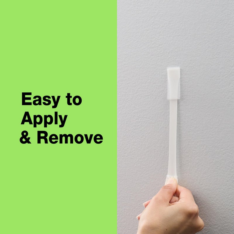 FrogTape reMOVEables Medium Picture Hanging Strips, Damage-Free Removable Adhesive Wall Strips, Picture Hangers, Stick On Wall Mounting for Frames, Canvas, Home DÃ©cor, White, 12 Pairs (24 Pieces) - Image 4
