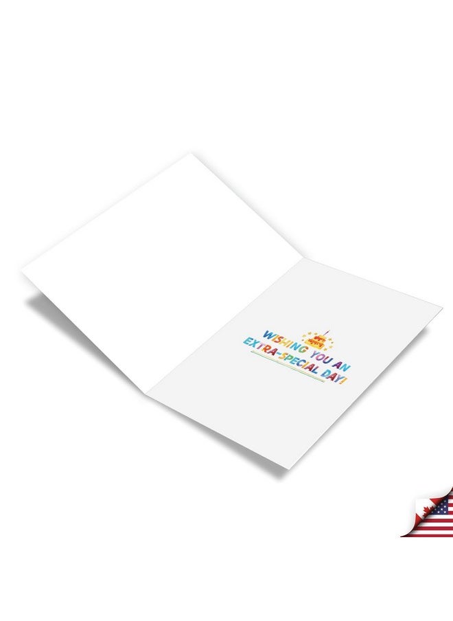 NobleWorks - Birthday Father Greeting Card With 5 X 7 Inch Envelope (1 Card) Dad Special Father C10627Bfg - Image 1