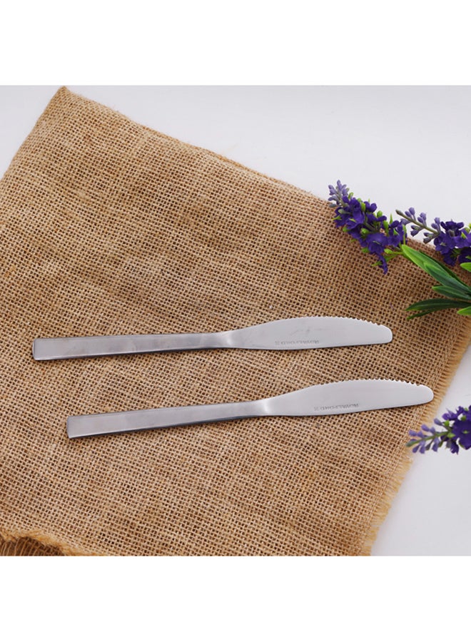 Royalford 2-Piece Table Knife Set Silver - Image 3