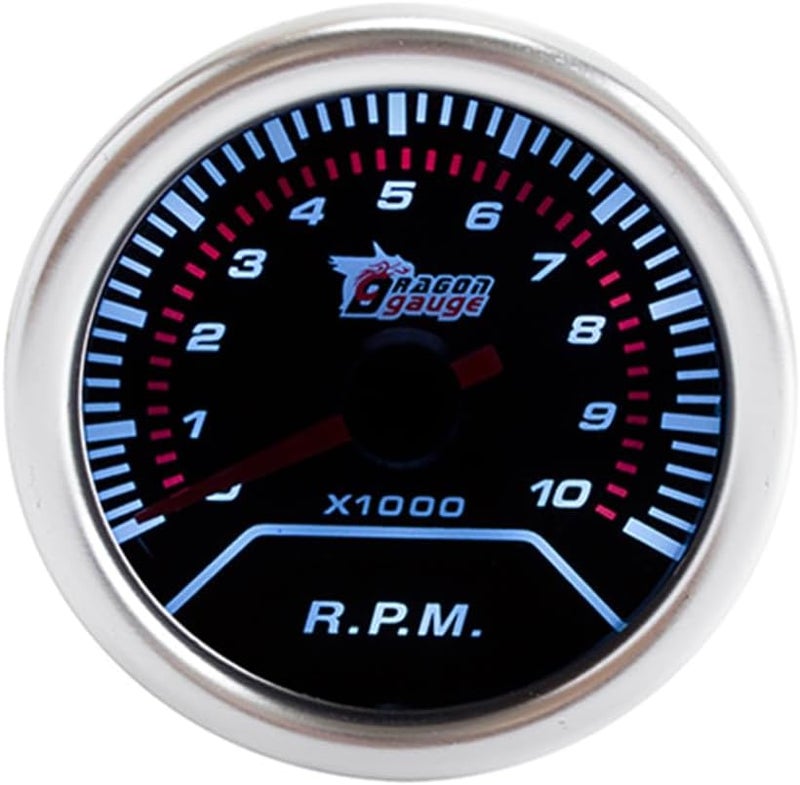 E Support Car 2" 52mm Tacho Gauge Meter Kit RPM Automotive - Image 3