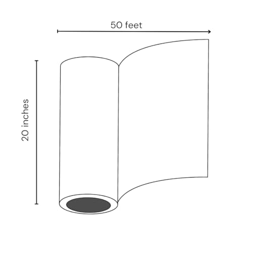 Grafix Dura-Lar 0.002" Film, Ultra Clear, Glossy 20" x50', Material, Mylar/Acetate Alternative for, Blank Stencils and Templates, Protection, Transparencies, Windows, Arts and Crafts, Roll - Image 3