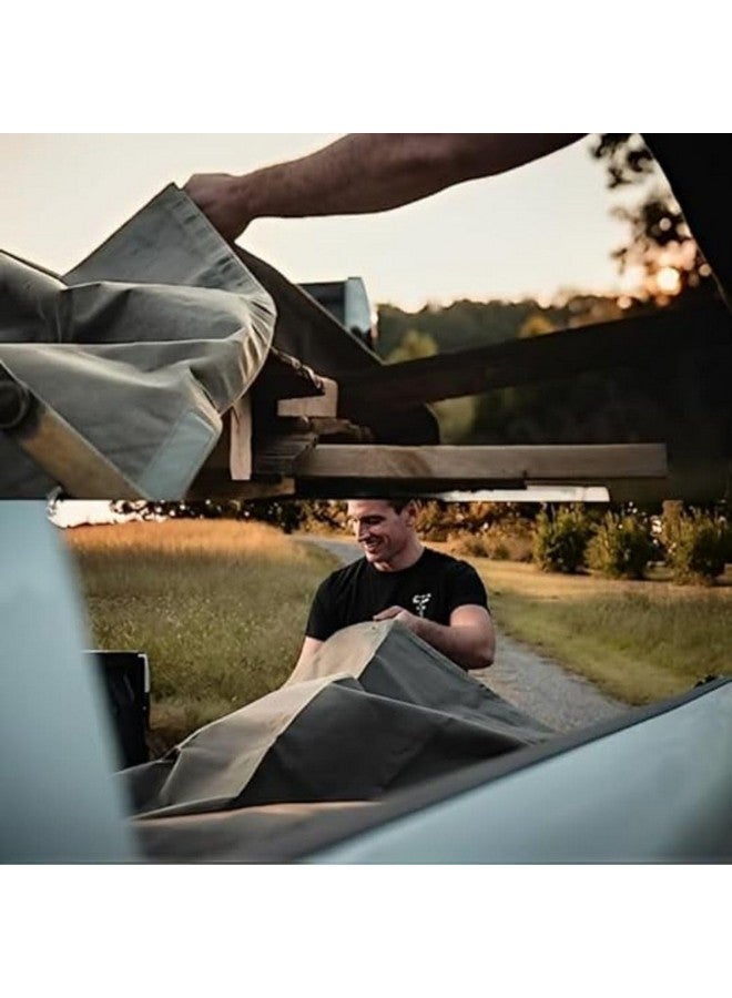 RK TRENDS RK Trends Canvas Waterproof Tarpaulin - Heavy-Duty Outdoor Protection for All Weather Conditions (7.5Ft x 9Ft)  - Image 5