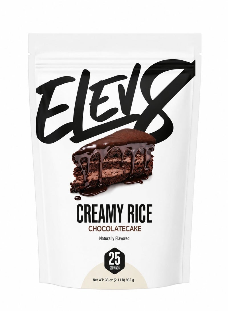 Elev8 Creamy Rice Chocolate Cake Naturally Flavored – High-Carb Clean Energy Cream of Rice (25 Servings) - Image 1