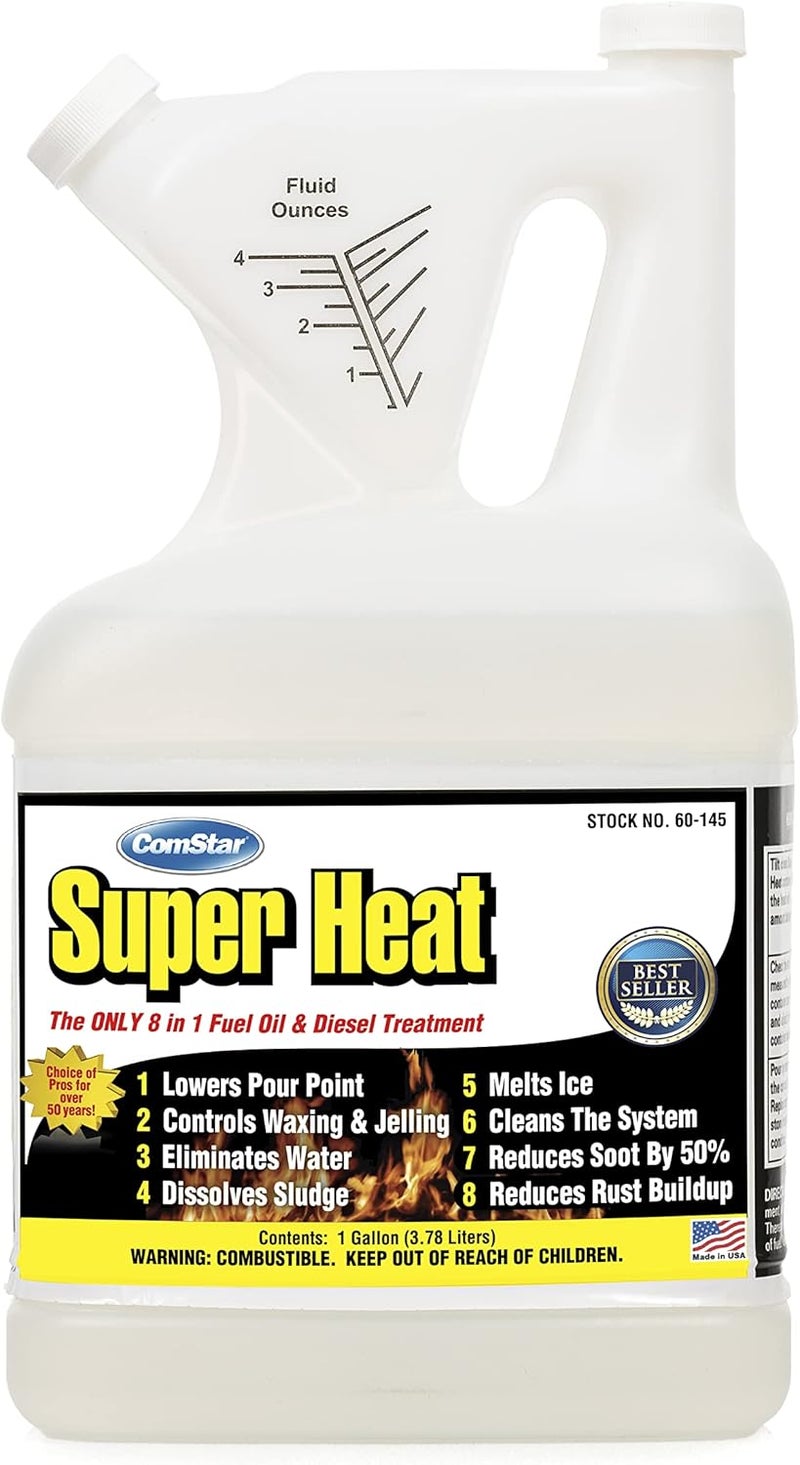 Comstar Super Heat 8-in-1 Fuel Oil Treatment - 1 Gallon - Image 1
