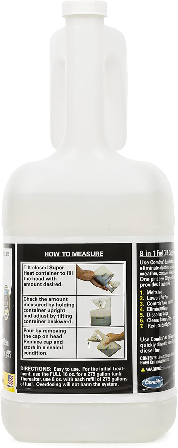 Comstar Super Heat 8-in-1 Fuel Oil Treatment - 1 Gallon - Image 3