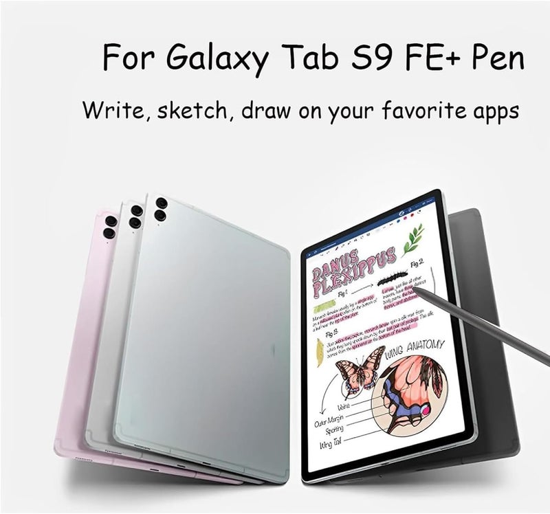 كاوشونغ قلم ستايلس Galaxy Tab S9 FE لجهاز Samsung Galaxy Tab S9 FE / S9 FE+ بديل لجهاز Samsung Galaxy Tab S9 FE / S9 FE+ / S9/S9 FE Plus / S9 S Pen (بنفسجي)، CX_TabS9 FE_Pen_FZi_2pcs - Image 4