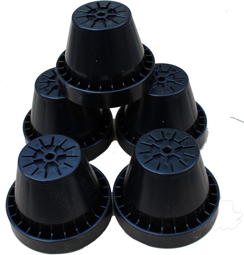 Totti Button Ski Hanger حامل زلاجات زر 5 قطع، 5 تركيبات فردية لتخزين 5 أزواج من زلاجات الألبين بأمان من أي شكل أو حجم (زلاجات مائلة، زلاجات سباق، زلاجات للأطفال) لصنع رف تخزين زلاجات على الحائط أو الأرضية - Image 2